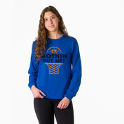 Basketball Tshirt Long Sleeve - Nothin But Net