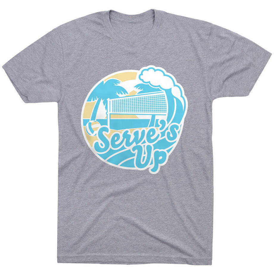 Volleyball Short Sleeve T-Shirt - Serve's Up