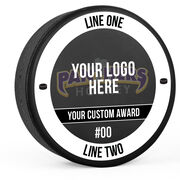 Personalized Hockey Puck - Team Awards With logo