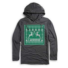 Guys Lacrosse Lightweight Hoodie - Lacrosse Christmas Knit