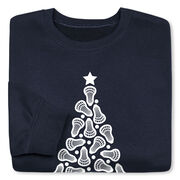 Lacrosse Crewneck Sweatshirt - Merry Laxmas Tree