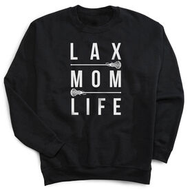 Girls Lacrosse Crewneck Sweatshirt - LAX Mom Life