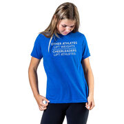 Cheerleading Short Sleeve T-Shirt - Cheerleaders Lift Athletes