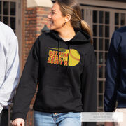 Softball Hooded Sweatshirt - Nothing Soft About It