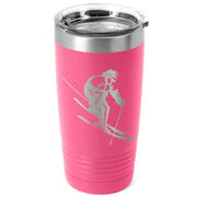 Skiing 20 oz. Double Insulated Tumbler - Female Silhouette