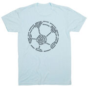 Soccer T-Shirt Short Sleeve - Soccer Words