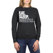 Wrestling Crewneck Sweatshirt - Eat Sleep Wrestle (Stack)