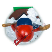 Baseball Ornament - Baseball Snowman