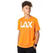 Guys Lacrosse Short Sleeve T-Shirt - I'd Rather Lax