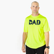 Baseball Short Sleeve Performance Tee - Baseball Dad Silhouette