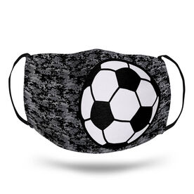 Soccer Face Mask - Digital Camo Soccer