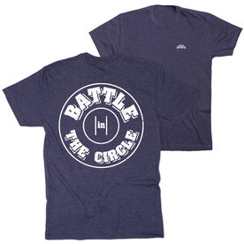 Wrestling Short Sleeve T-Shirt - Battle In Circle (Back Design)