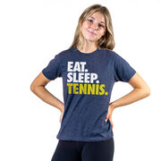 Tennis T-Shirt Short Sleeve Eat. Sleep. Tennis.