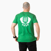 Pickleball Short Sleeve T-Shirt - I'd Rather Be Playing Pickleball (Back Design)