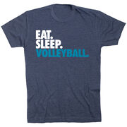 Volleyball T-Shirt Short Sleeve Eat. Sleep. Volleyball.