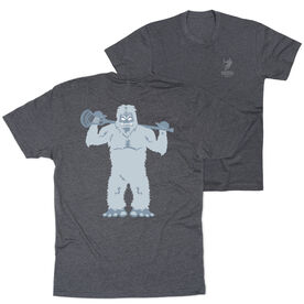 Guys Lacrosse Short Sleeve T-Shirt - Yeti (Back Design)