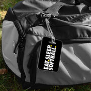 Softball Bag/Luggage Tag - Eat Sleep Softball