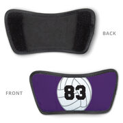 Volleyball Repwell&reg; Sandal Straps - Volleyball with Number