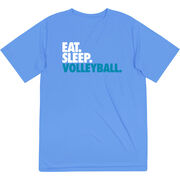 Volleyball Short Sleeve Performance Tee - Eat. Sleep. Volleyball.