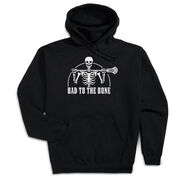 Guys Lacrosse Hooded Sweatshirt - Bad To The Bone