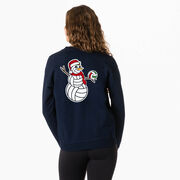 Volleyball Crewneck Sweatshirt - Serving Holiday Cheer (Back Design)