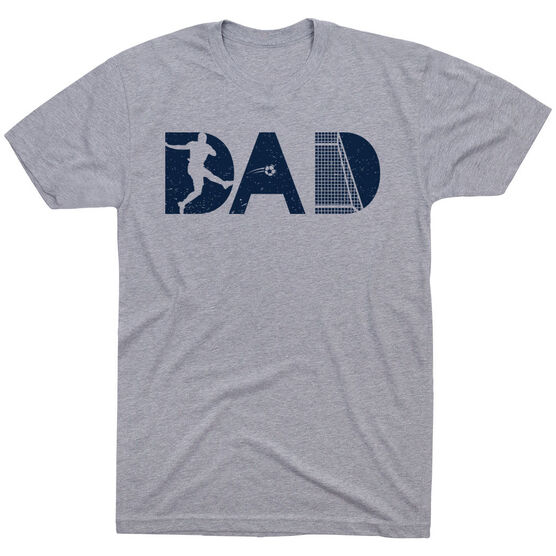 Soccer T-Shirt Short Sleeve - Soccer Dad Silhouette