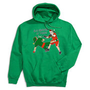 Guys Lacrosse Hooded Sweatshirt - Checking It Twice Lacrosse