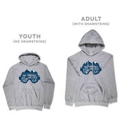 Skiing Hooded Sweatshirt - The Mountains Are Calling