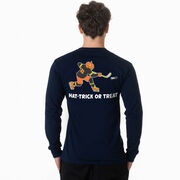 Hockey Tshirt Long Sleeve - Hat-Trick or Treat (Back Design)