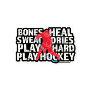 Hockey Sticker - Play Hockey