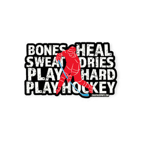 Hockey Sticker - Play Hockey