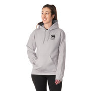 Girls Lacrosse Hooded Sweatshirt - All Day Every Day (Back Design)