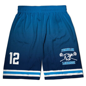 Custom Team DashFit Knee Length Shorts - Guys Lacrosse