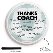 Soccer Wall Plaque - Thanks Coach