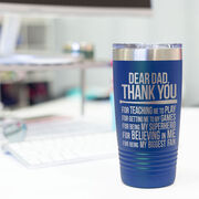 Baseball 20 oz. Double Insulated Tumbler - Dear Dad