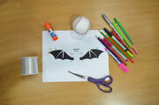 Baseball DIY Halloween Bat Wings