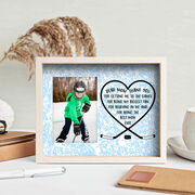 Hockey Premier Frame - Dear Mom Heart