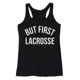 Girls Lacrosse Women's Everyday Tank Top - But First Lacrosse