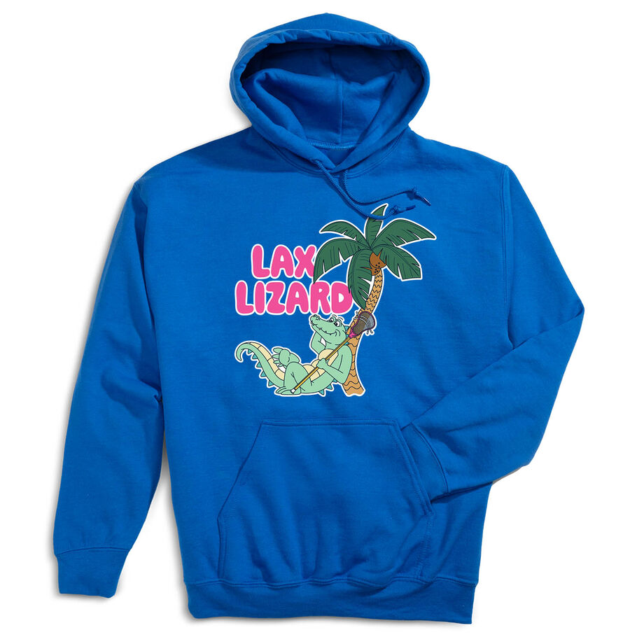 Guys Lacrosse Hooded Sweatshirt - Lax Lizard