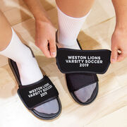 Personalized Repwell&reg; Slide Sandals - Your Text