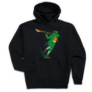 Guys Lacrosse Hooded Sweatshirt - Lacrosse Leprechaun