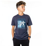 Guys Lacrosse Short Sleeve T-Shirt - Survival of the Fittest