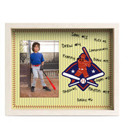 Baseball Premier Frame- Retro Pattern