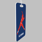 Softball Bag/Luggage Tag - Personalized Softball Batter