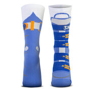 Skiing Woven Mid-Calf Socks - Ski Boot