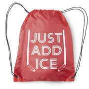 Hockey Drawstring Backpack - Just Add Ice™