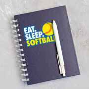 Softball Sticker - Eat Sleep Softball