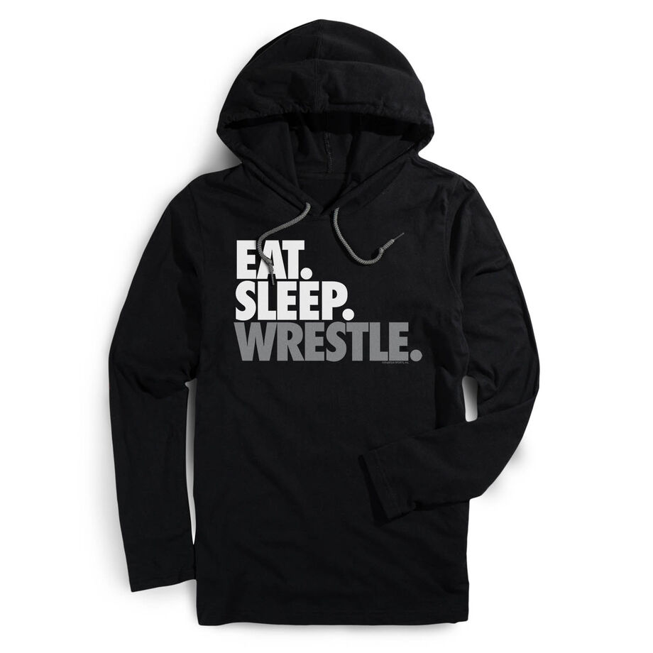 Men's Wrestling Lightweight Hoodie - Eat Sleep Wrestle