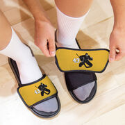 Hockey Repwell&reg; Slide Sandals - Goalie with Number