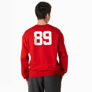 Basketball Crewneck Sweatshirt - Basketball Player Sketch